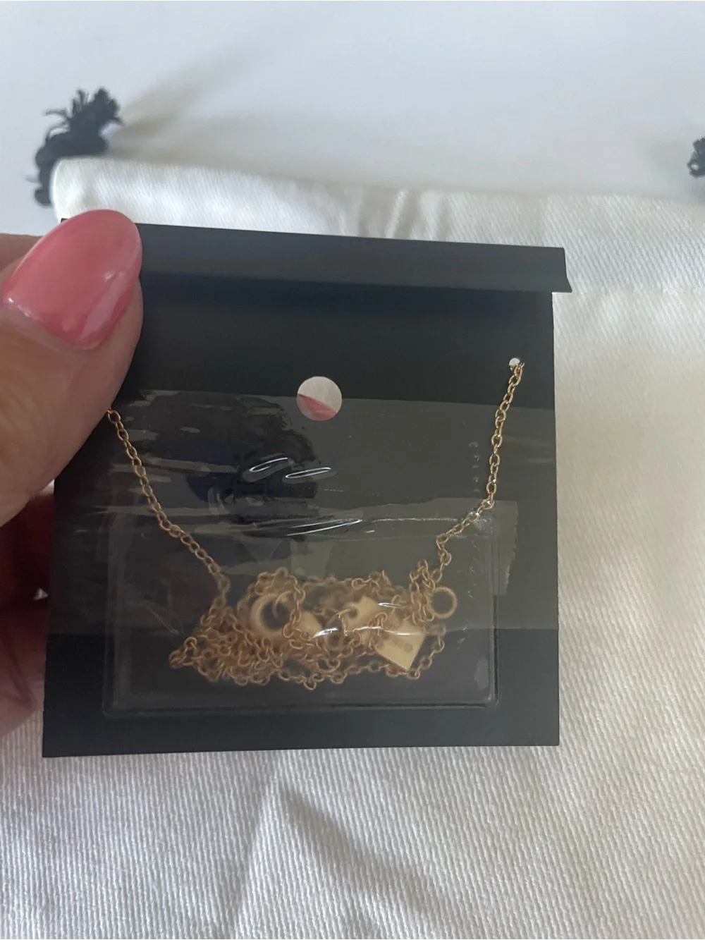 Coach Mint Green Heart Pendant Necklace with Gold 'C'